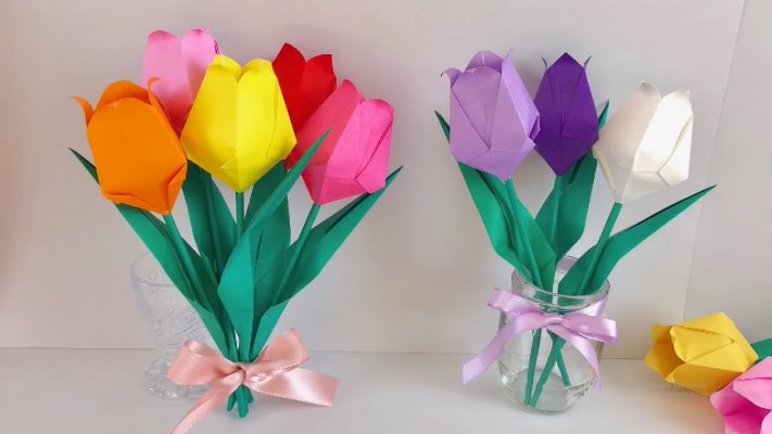 Cách làm đồ handmade lọ hoa từ giấy nhanh đẹp và tiết kiệm