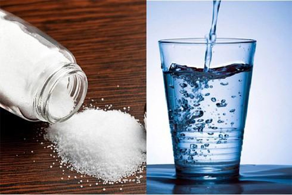 Sử dụng dung dịch nước muối tẩy thâm kim