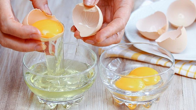 Tẩy thâm kim bằng lòng trắng trứng