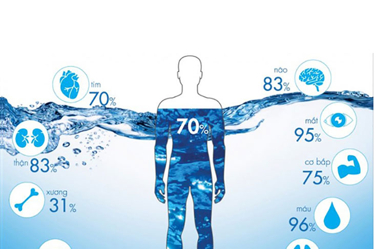 Vai trò của nước đối với sức khỏe con người